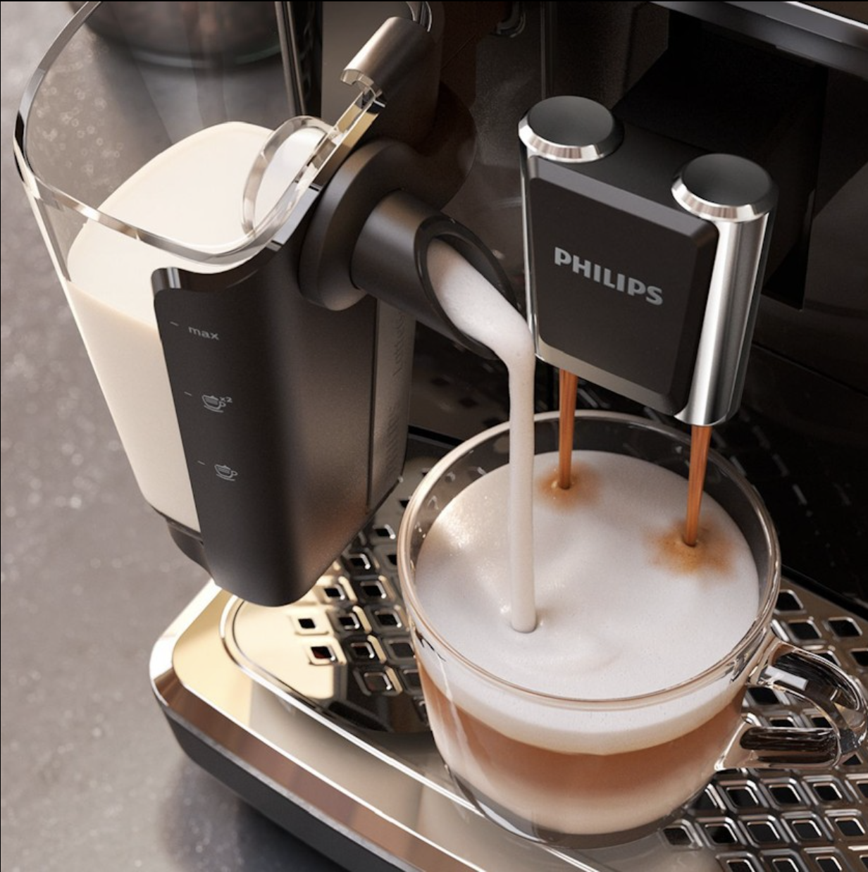 要調製出一杯充滿幸福感的Latte，關鍵就是要打出豐富細緻的奶泡。